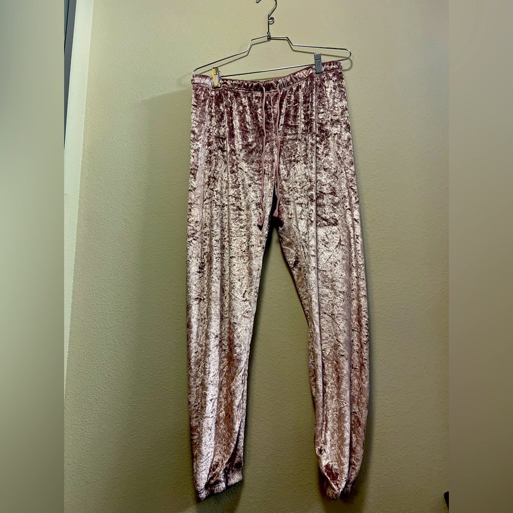 Crushed Velvet Joggers